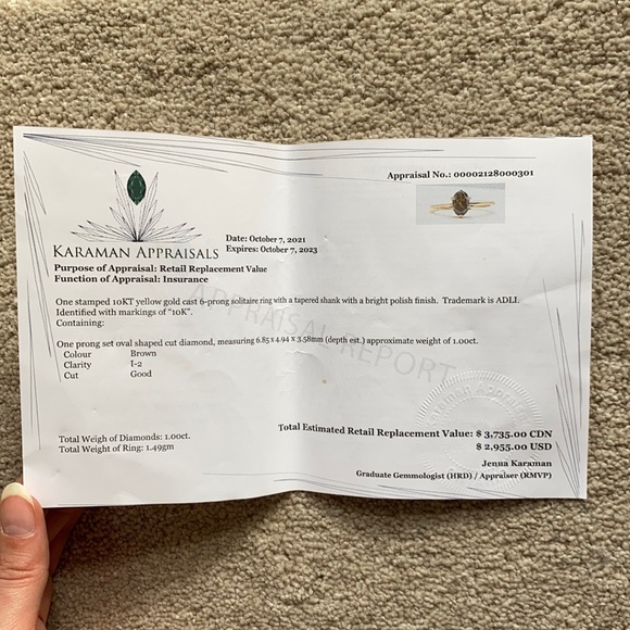 Brown Diamond Ring - Picture 11 of 11